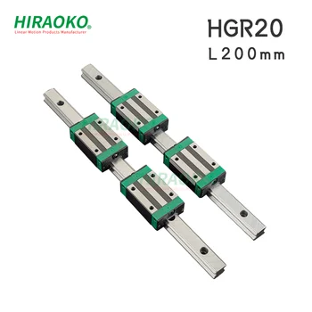 2szt HGR20 200 mm LINIOWE PROWADZĄCY poręcz 4szt HGH20CA Blok suwaka Tego samego typu, co i HIWIN