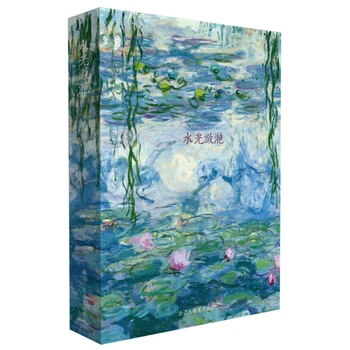 32 szt./kpl. Claude Monet Rzeka Światło Spokojny Krajobraz Artystyczne Pocztówki Karty/Karty Upominkowe Wzór Klasyczny Malarstwo Ilustracja