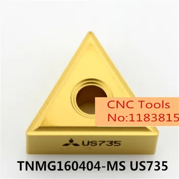 TNMG160404-MS US735 TNMG160408-MS TNMG160412 pełnowęglikowe wstawić TNMG160408-MS dla narzędzi tokarskich uchwyt tokarskich ze stali nierdzewnej